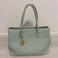 FURLA トートバッグ A4収納可 肩掛け可 アイスブルー（水色）