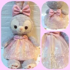 ステラルー　リーナベル　コスチューム　ハンドメイド　フラワーレース　ピンク