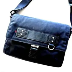 【美品】グッチGUCCI メッセージバッグ ビジネス シェリライン キャンバス