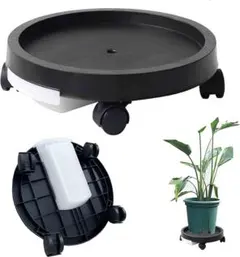 植木鉢台 貯水付き移動花台 鉢受台 フラワースタンド 鉢置台 キャスター