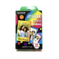 【新品】 instax 富士フイルム チェキ用フィルムレインボー 10枚入