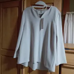 ライトグレー セットアップ パンツスーツ 38サイズ