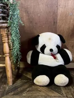 昭和レトロ パンダ ぬいぐるみ レトロポップ 置物 ビンテージ パンダ