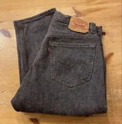 希少【90s】Levi's 501 USA製 赤文字 先染めブラック W33