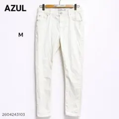 ★美品★AZUL アズール パンツ M 白 スキニー シンプル デニム ジーンズのサムネイル