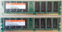 Hynix PC3200U 512MB ２枚セット