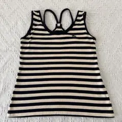 BURBERRY BLUE LABEL ストライプ　タンクトップ　38