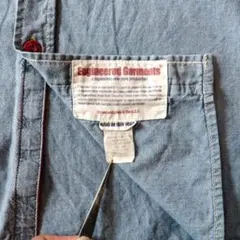 【名作】Engineered Garments シャンブレーシャツ S 赤ボタン