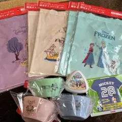 【ディズニー 】お楽しみ福袋♡ エコバック,マルチボウル,パスケースなど
