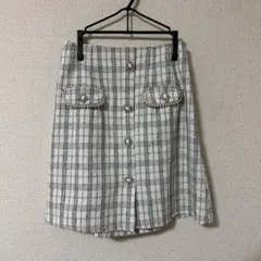 【4/18まで出品】イング チェック柄ミニスカート