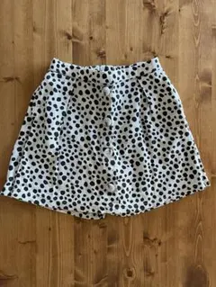 coca キッズ　ショートパンツ　キュロットスカート　レオパード柄　140