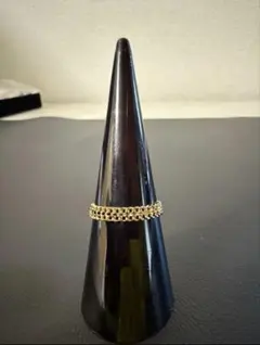 K18金HEARTBIZリンクスタイルリング、14 号 - メルカリ