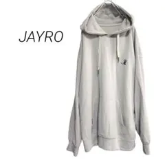 希少【ジャイロ】オーバーサイズプルパーカー 刺繍 ビッグシルエット フーディー