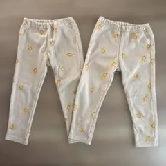 双子TeddyBear クマ柄 レギンス 110サイズ