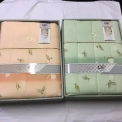 レトロ　安達瞳子　シングル　裏ガーゼ　肌布団　140x190cm ２枚セット