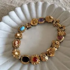 50s USA vintage ヴィンテージ ブレスレット マルチモチーフのサムネイル