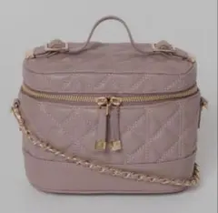 RANDA キルティング2WAYバニティバッグ ピンク