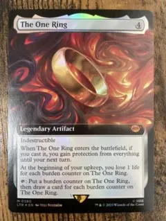 MTG 一つの指輪 英語 プロモ nonfoil Foil】□ボーダーレス□《一つの指輪/The One Ring》(Bundle