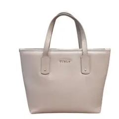 ⭐️週末セール⭐️【極美品】FURLA フルラ ハンドバッグ グレージュ 本革のサムネイル