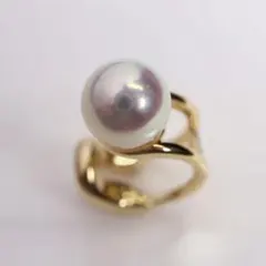 あこや真珠 イヤーカフ あこやパール アコヤパール ベビーパール オーロラ系01