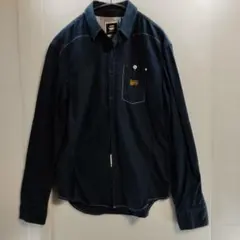G-STAR RAW デニム長袖シャツ ネイビー M