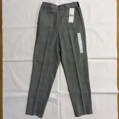 GUレディース　ストレッチテーパードパンツ　グレンチェック　Sサイズ　新品未使用