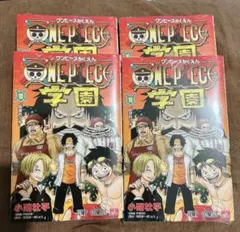 新品未開封】ONE PIECE学園 10巻 4冊 プロモカード シュリンク付き