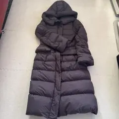 UNIQLO ➕ＪLIGHT DOWN フード付きロングコート S パープル