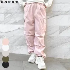 GORGE ピンクカーゴパンツ
