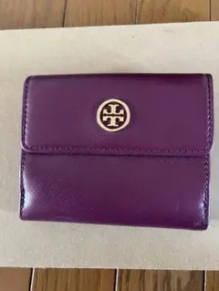 TORY BURCH 二つ折り財布 パープル トリーバーチ