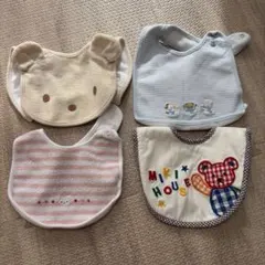 【お得セット】スタイ 4枚セット　ファミリア・ミキハウス