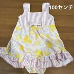 女の子　ワンピース水着　100センチ