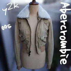 【希少】アバクロ ミリタリー ボアショートジャケット 平成ギャル Y2K 00s