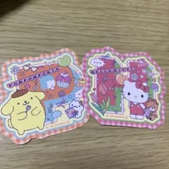 サンリオキャラクターズシールクッキー3 ポムポムプリン　ハローキティー