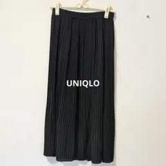 ユニクロ　UNIQLO プリーツスカート　ブラック　Мサイズ