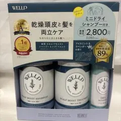 WELLP薬用スカルプモイストシャンプー＆トリートメントセットドライシャンプー付のサムネイル