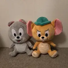トムとジェリー ぬいぐるみセット TOM and JERRY 約35cm