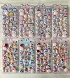 8枚　ちいかわクレヨンしんちゃん　おしりぷにぷにおしりぷっくり　3D お尻シール