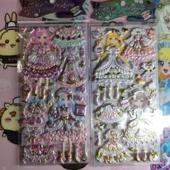 3時のスイートファッション　着せ替えシール　2枚セット　クーリア