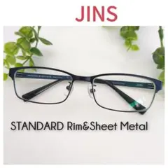 JINS ジンズ STANDARD Rim&Sheet Metal メガネ 眼鏡