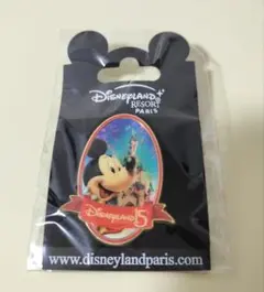 パリディズニーランド　15周年記念ミッキーピンバッジ