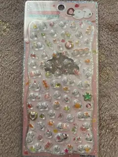 だいふくエナガ シマエナガ　ジュエルプチドロップ ステッカー ストーンつき