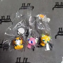 チョコボーロお茶犬　ボールチェーン付きマスコット　ムハ　サクラ　ミン