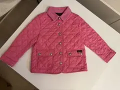 ラルフローレン キルティングジャケット 3T 90 ピンク POLO 子供服