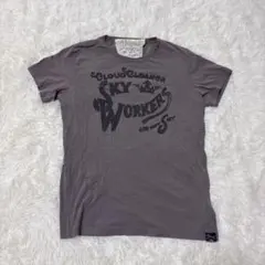 ディーゼル プリント 半袖Tシャツ グレー