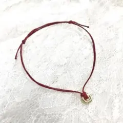 aiko着似▪︎ビーズモチーフブレスレット▪︎華奢紐ゴールドシンプルライブグッズ