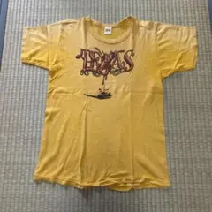 ビンテージ 70'S ラッセル金タグ 染み込みプリントTシャツ sizeM