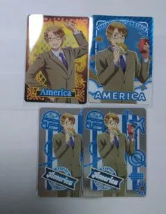 ヘタリア ネオンコレクション アメリカ カード トレカ 4枚セット