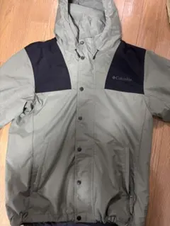 Columbia コロンビア　フード付きジャケット　マウンテンパーカー　Mカーキ