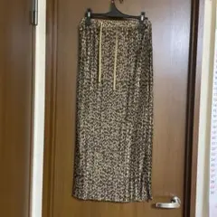 CIAOPANIC TYPY ヒョウ柄プリーツロングスカート